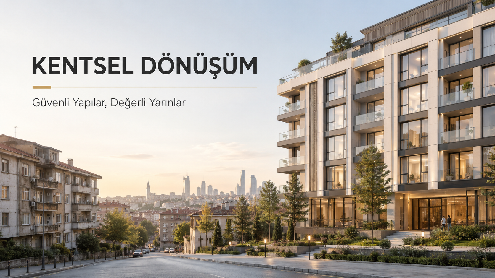 Kentsel Dönüşümle Güvenli Yapılar  Değerli Yarınlar
