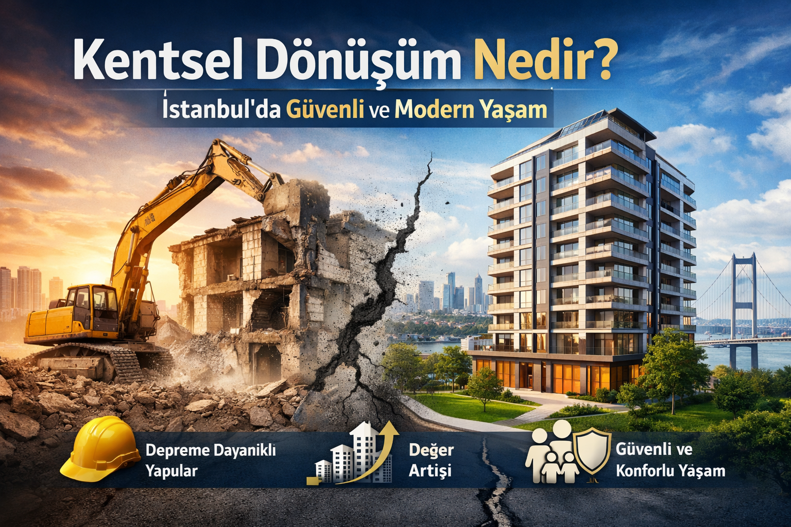 Kentsel Dönüşüm Nedir İstanbulda Güvenli ve Modern Yaşamın Anahtarı